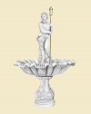 Фигурка (скульптура) фонтан посейдон на волнист чаше нов большая из бетона